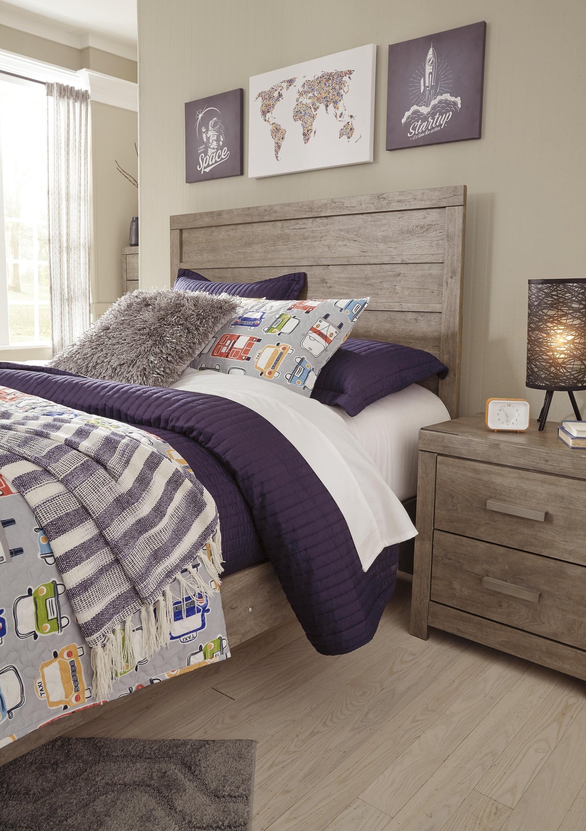 Culverbach Panel Headboard/Footboard - Gray  (B070-SI) - Image 9