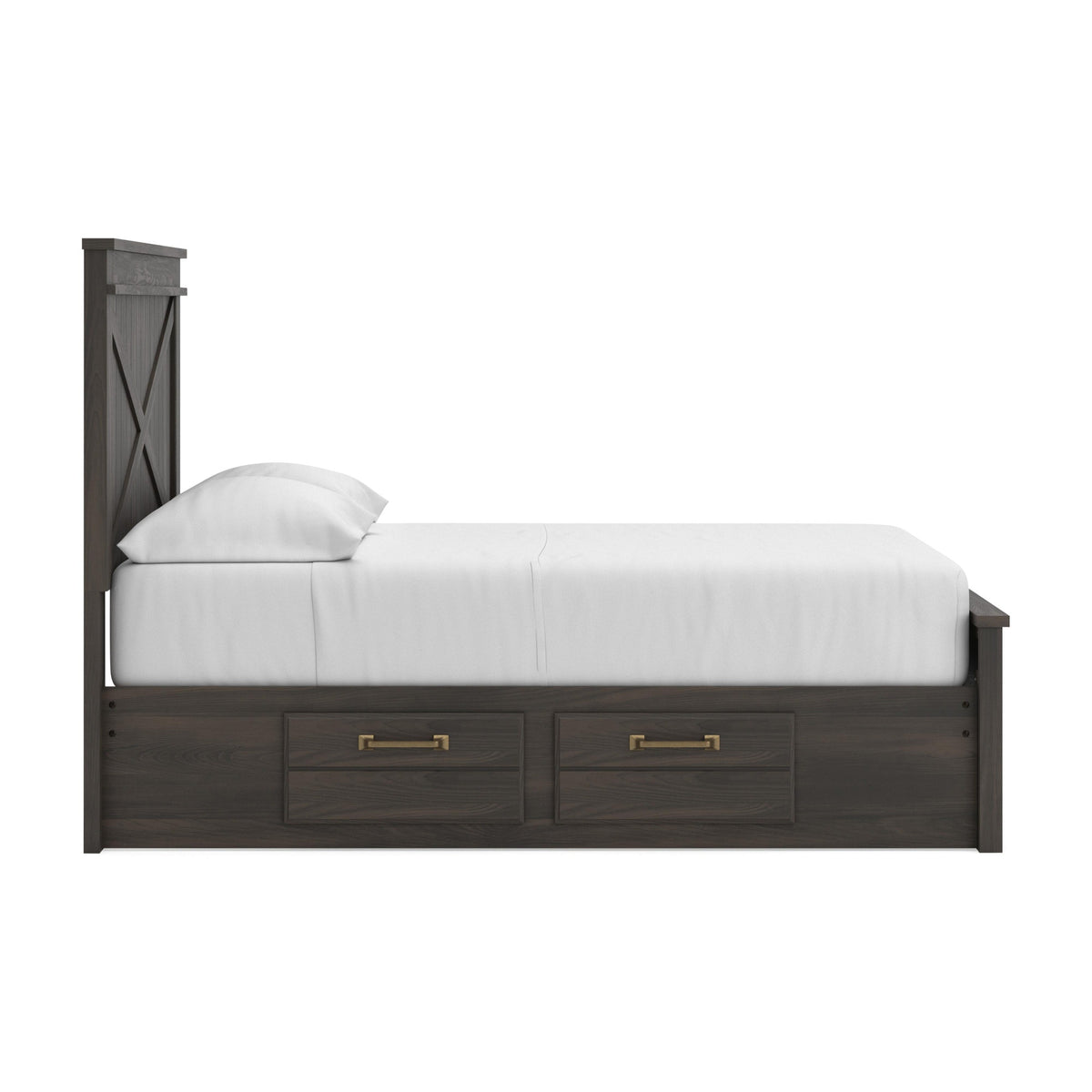 Vonitta Bay Full Panel Bed with Storage (PCB2648-SI) - Image 8