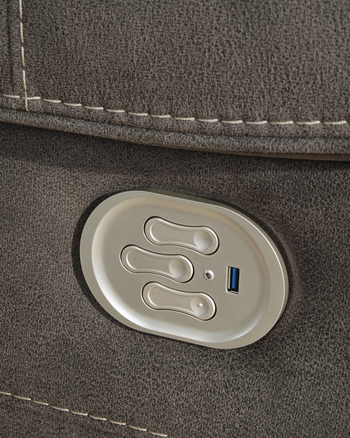 Hoopster Right-Arm Facing Power Recliner (23703-SI) - Image 10