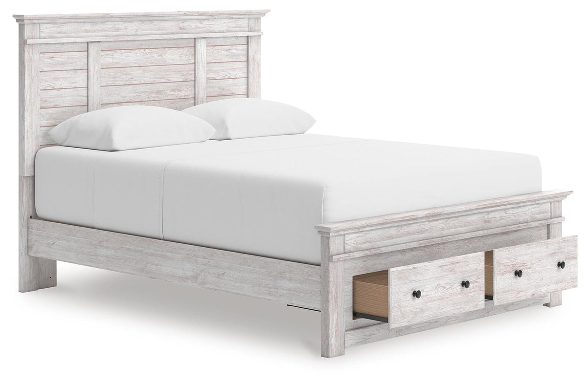 Makidern Queen Panel Storage Bed (PCB1171-SI) - Image 4