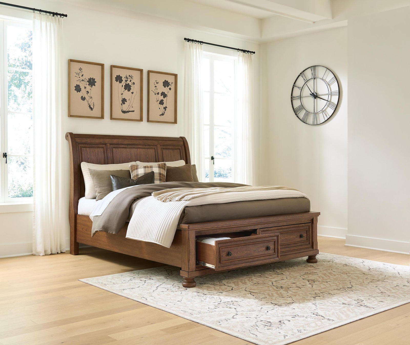 Zackaryn Queen Sleigh Storage Bed (PCB807-SI) - Image 7