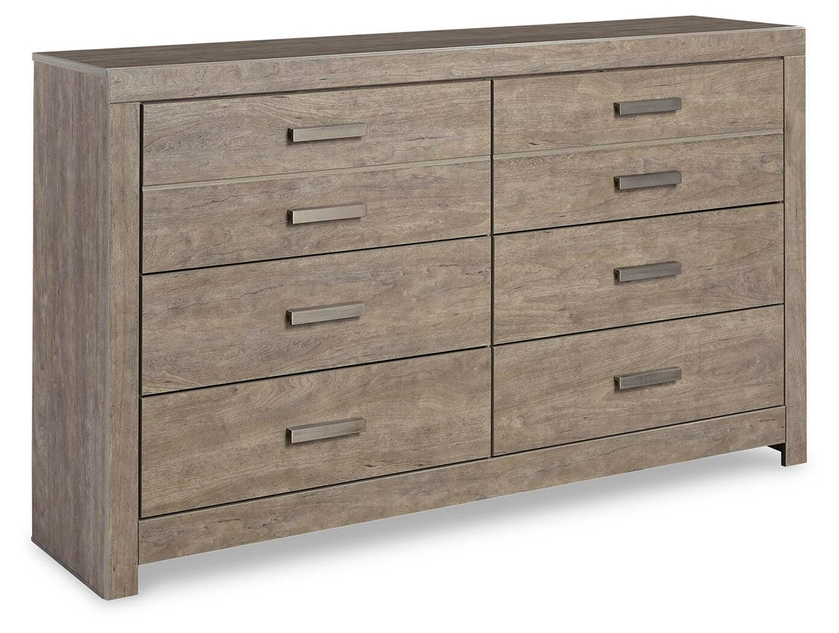 Culverbach Panel Bed, Dresser and Nightstand - Gray  (B070-SI) - Image 3
