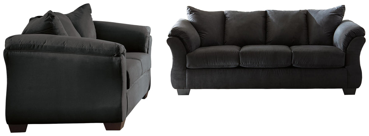Darcy Sofa and Loveseat (75008-SI)