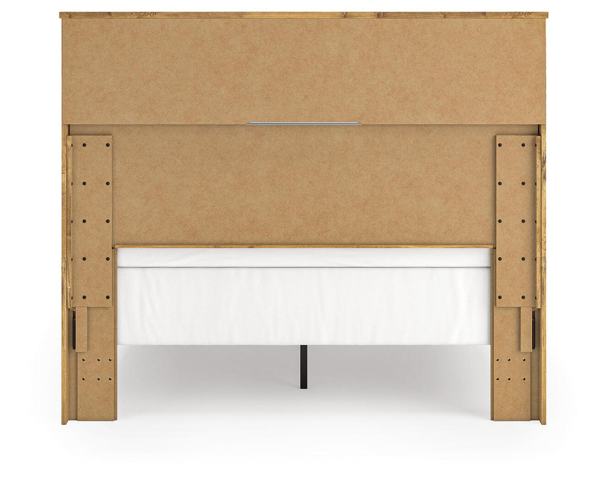 Maystonna Queen Panel Bed, Dresser and Mirror (PCB1580-SI) - Image 12