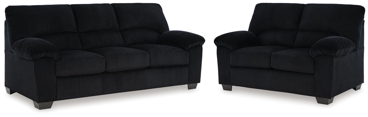 SimpleJoy Sofa and Loveseat (24204-SI)