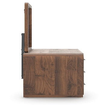 Fortlorn King Panel Bed, Dresser, Mirror and Chest (PCB386-SI) - Image 5