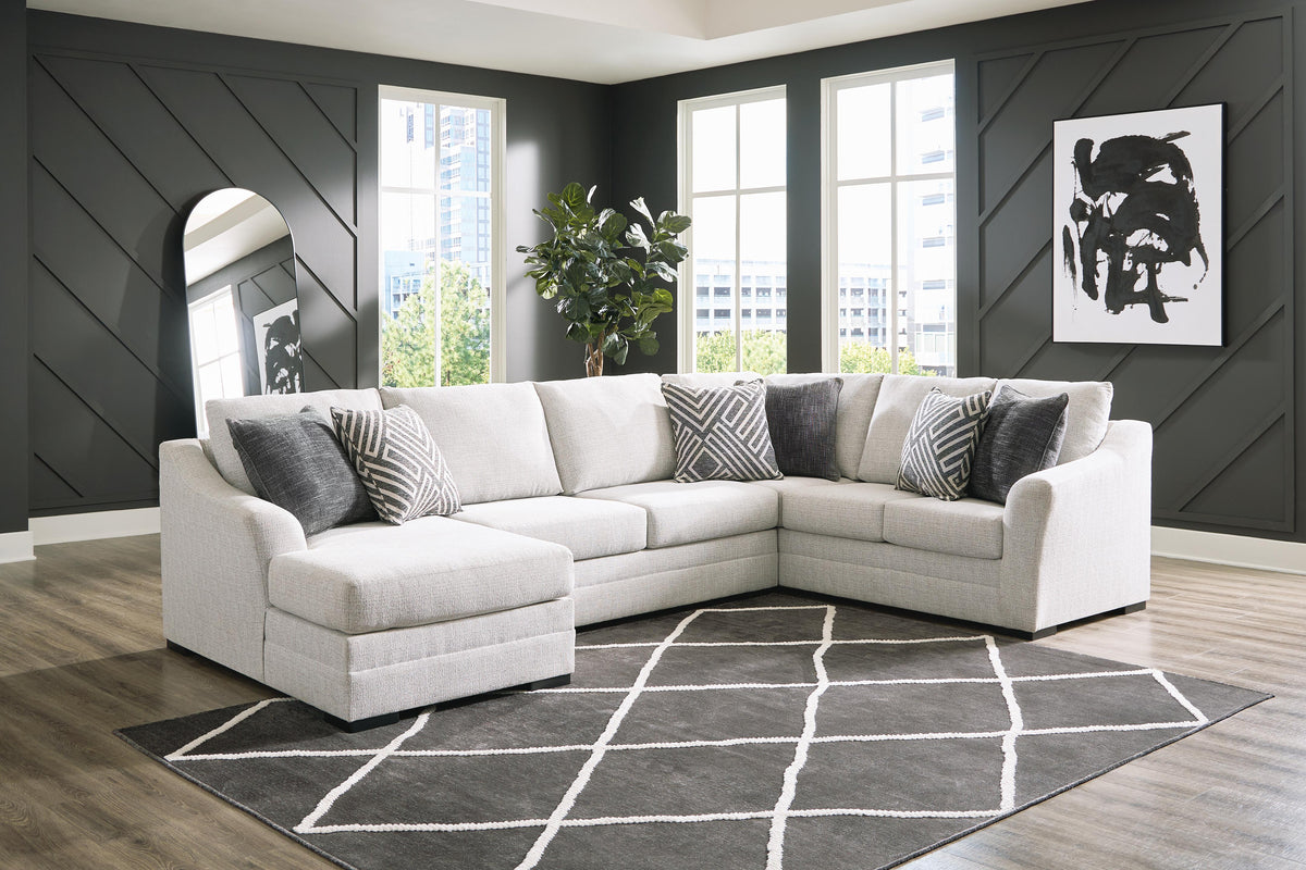 Koralynn 3-Piece Sectional with Chaise (54102-SI) - Image 3