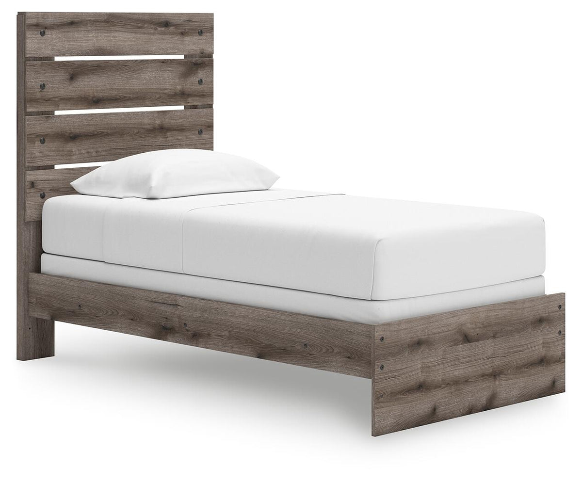 Graystorm Twin Panel Bed (PCB2405-SI)