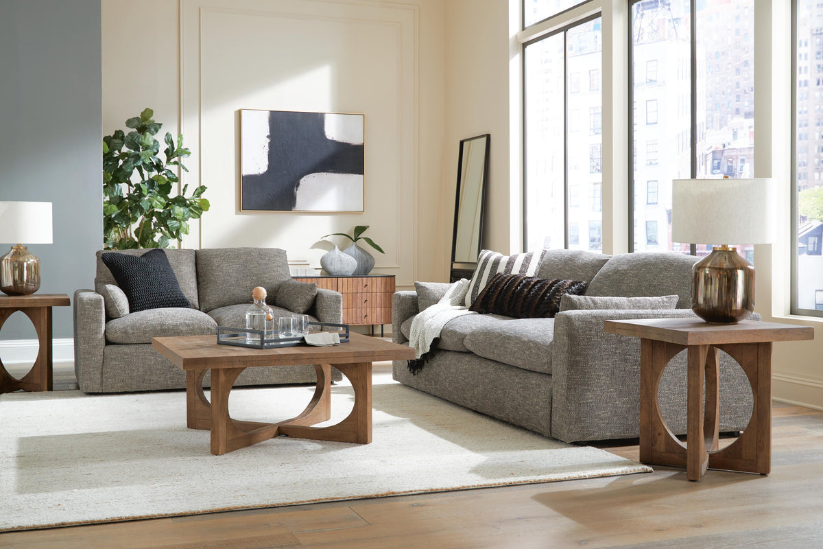 Dramatic Sofa and Loveseat (11702-SI) - Image 3