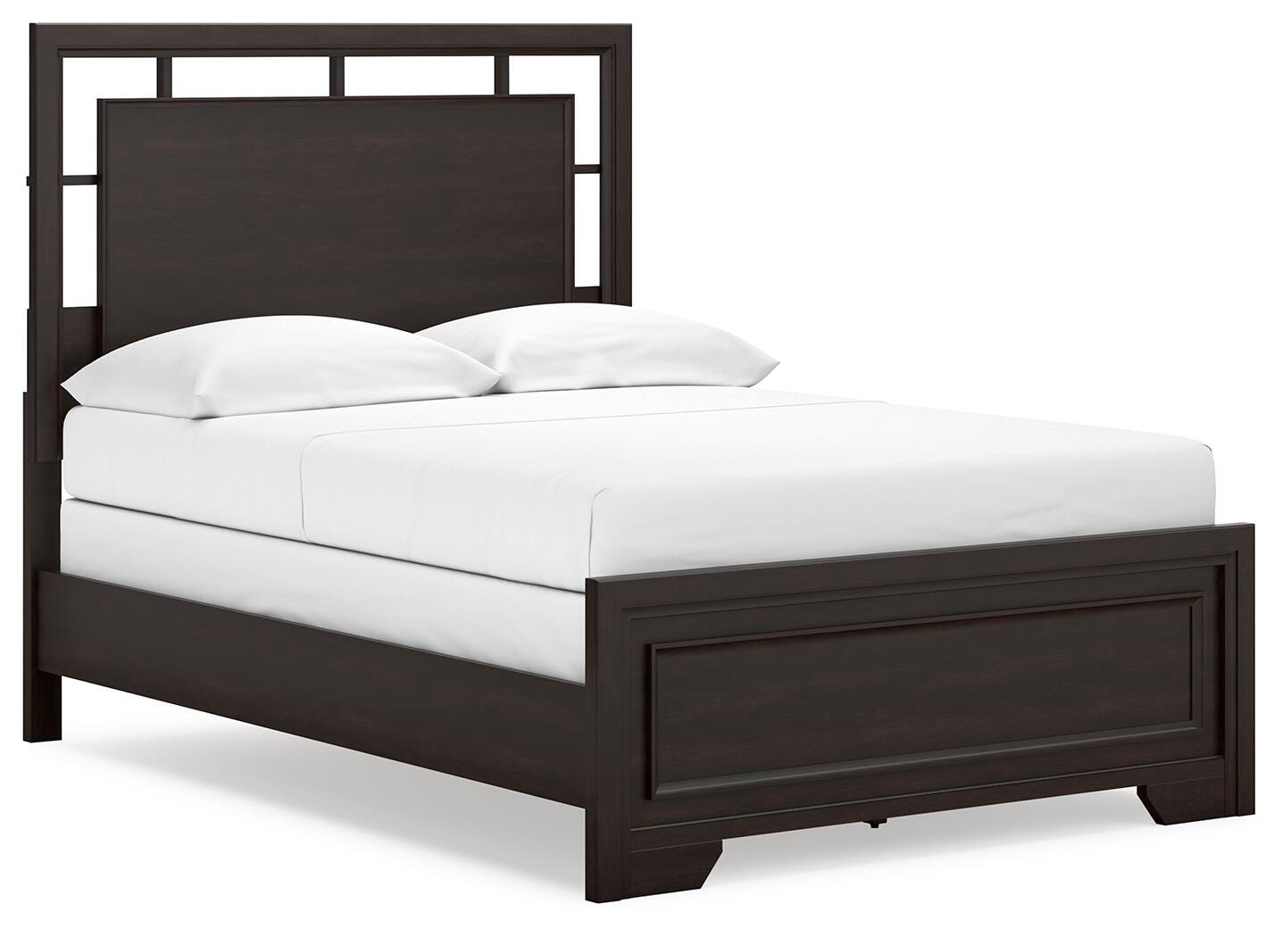 Covetown Panel Bed, Dresser and Mirror - Dark Brown  (B441-SI) - Image 5