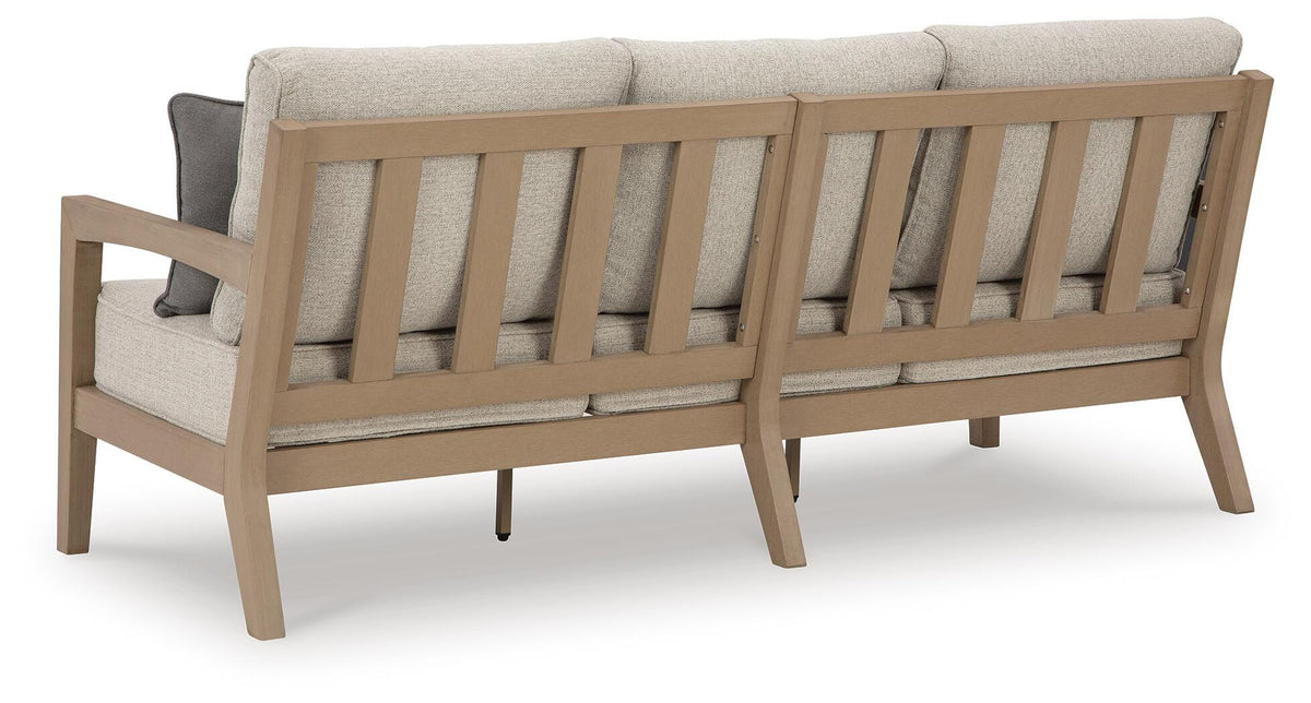 Hallow Creek Outdoor Sofa with Cushion (P560-SI) - Image 14