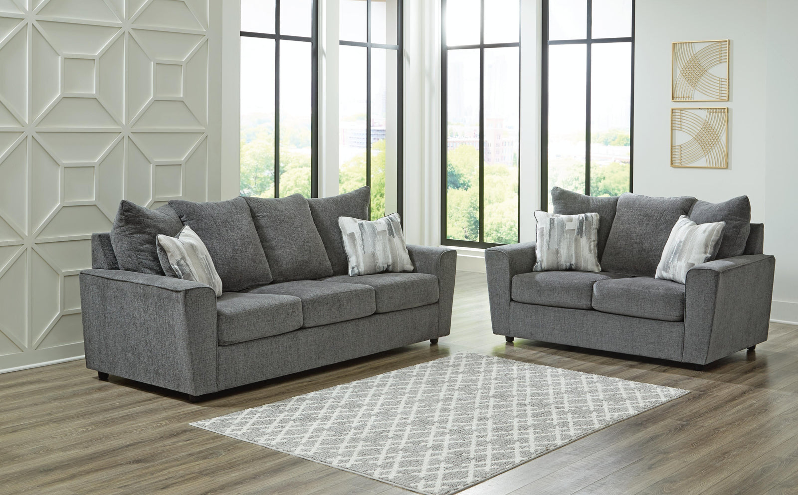 Stairatt Sofa and Loveseat (28502-SI) - Image 10