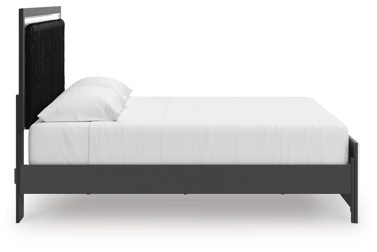Zuraleus King Upholstered Panel Platform Bed (PCB3380-SI) - Image 5