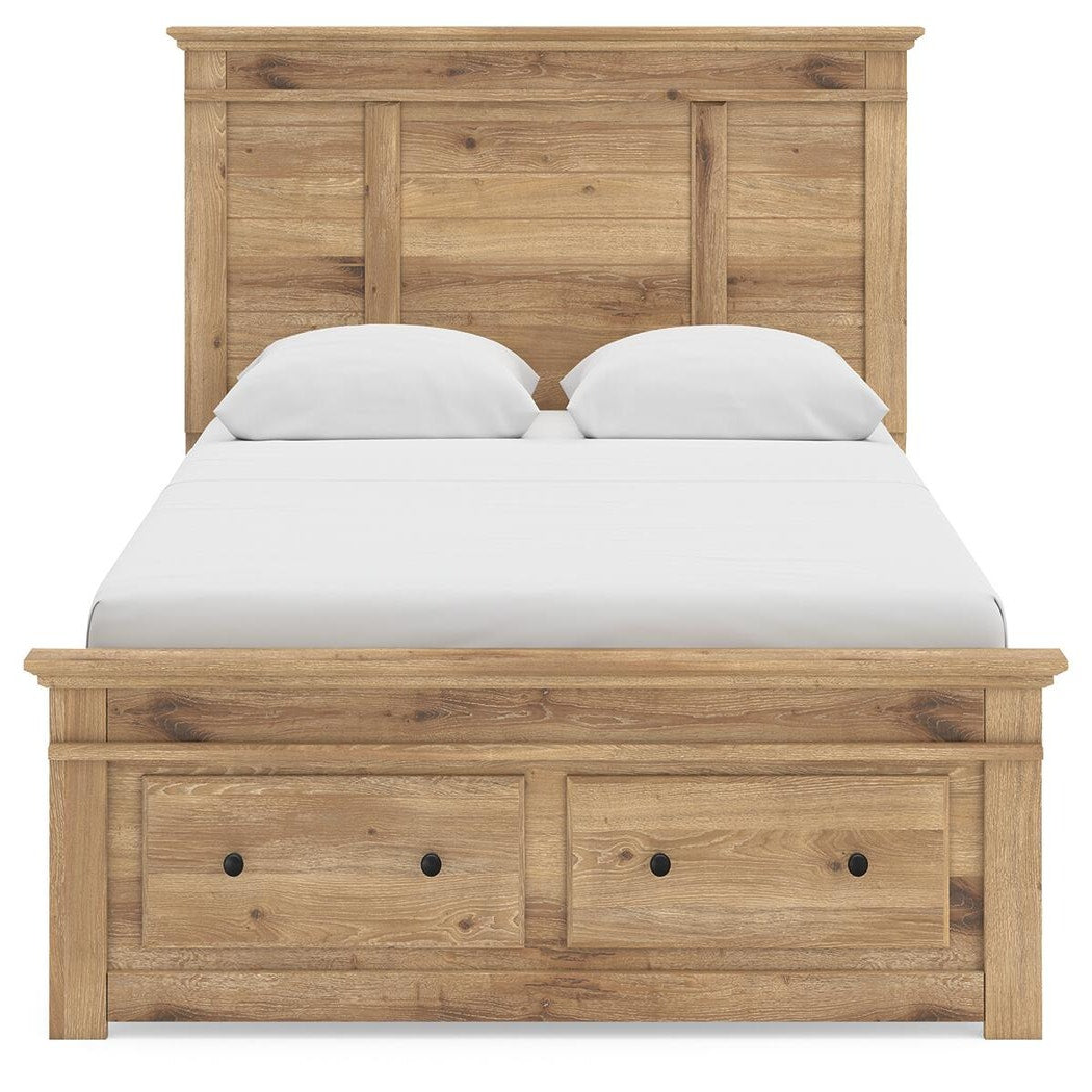 Makidern Queen Panel Storage Bed (PCB1170-SI) - Image 5