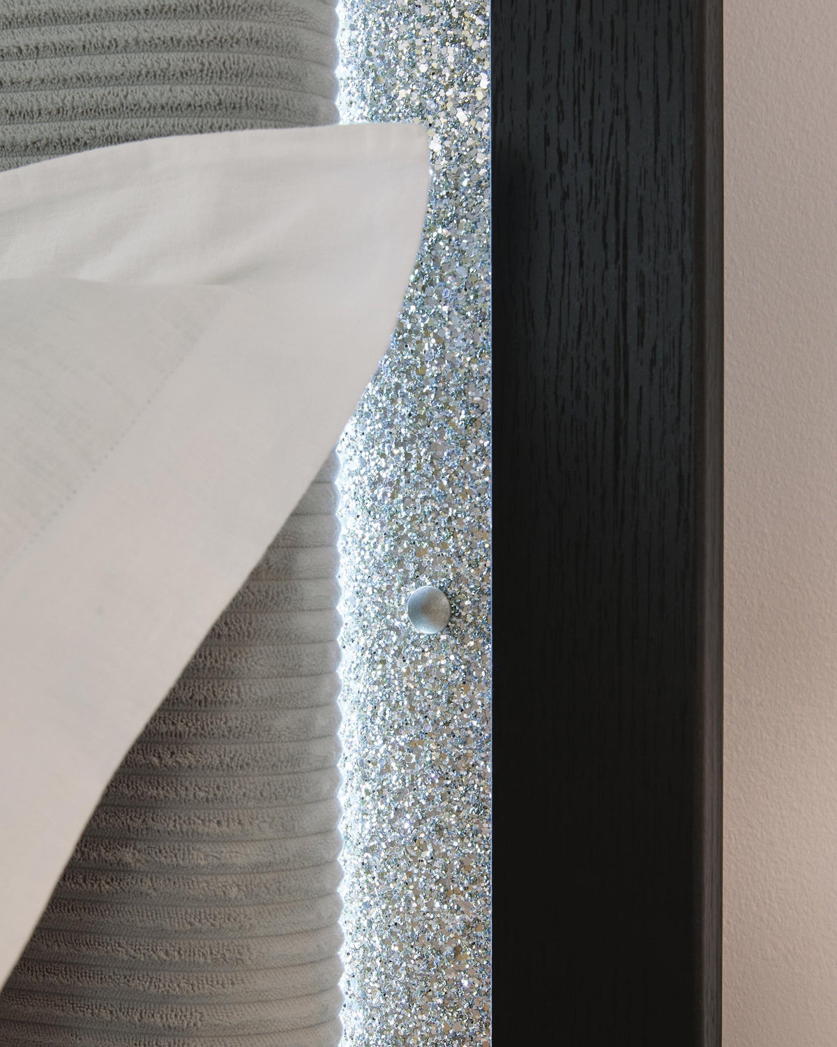 Maeling King Upholstered Panel Headboard (PCB1115-SI) - Image 9