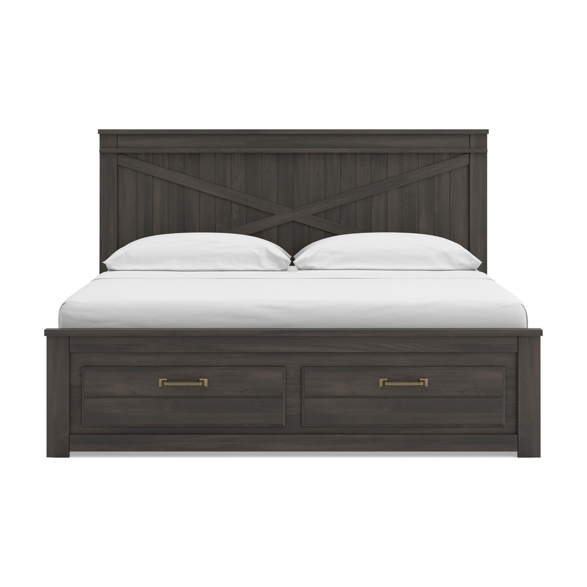 Vonitta Bay King Panel Storage Bed (PCB2648-SI) - Image 6