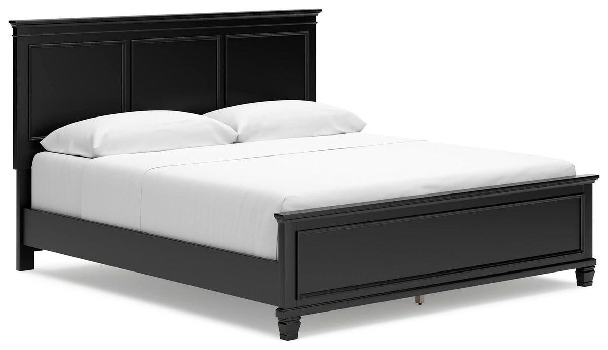 Lanolee Panel Bed, Dresser and Mirror - Black  (B687-SI) - Image 8