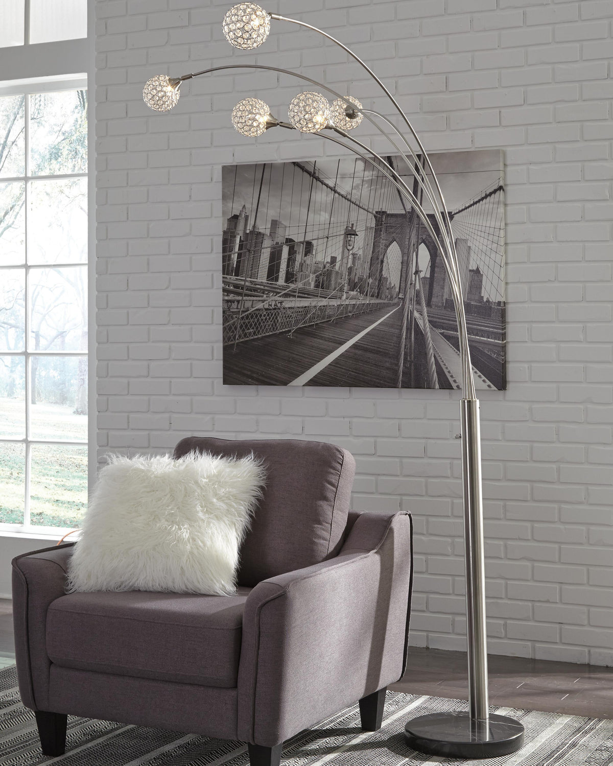 Winter Arc Lamp (L725089-SI) - Image 2