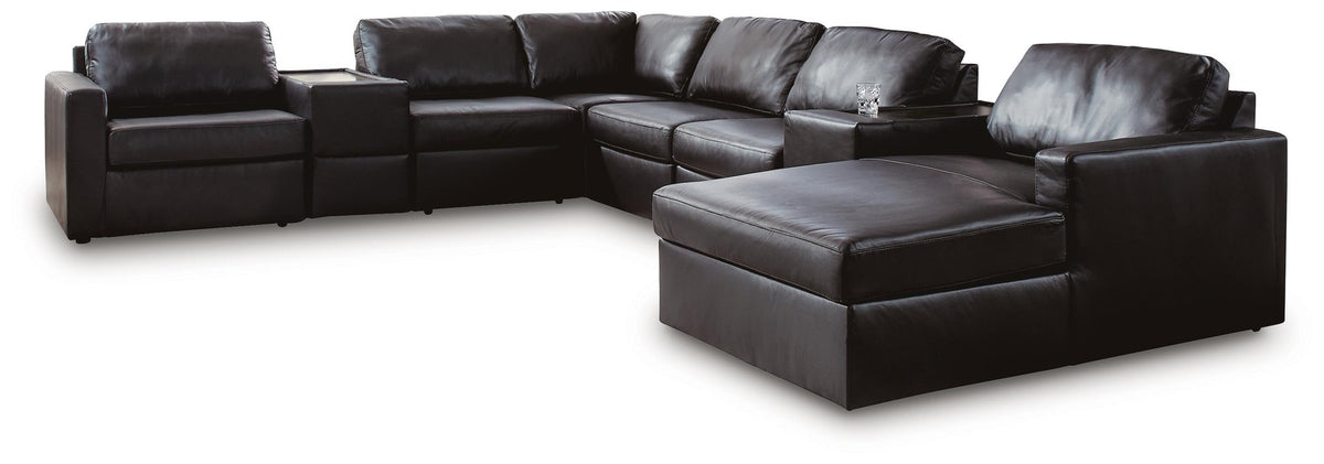 Modmax II 8-Piece Sectional with Chaise and Storage Consoles (74305-SI)