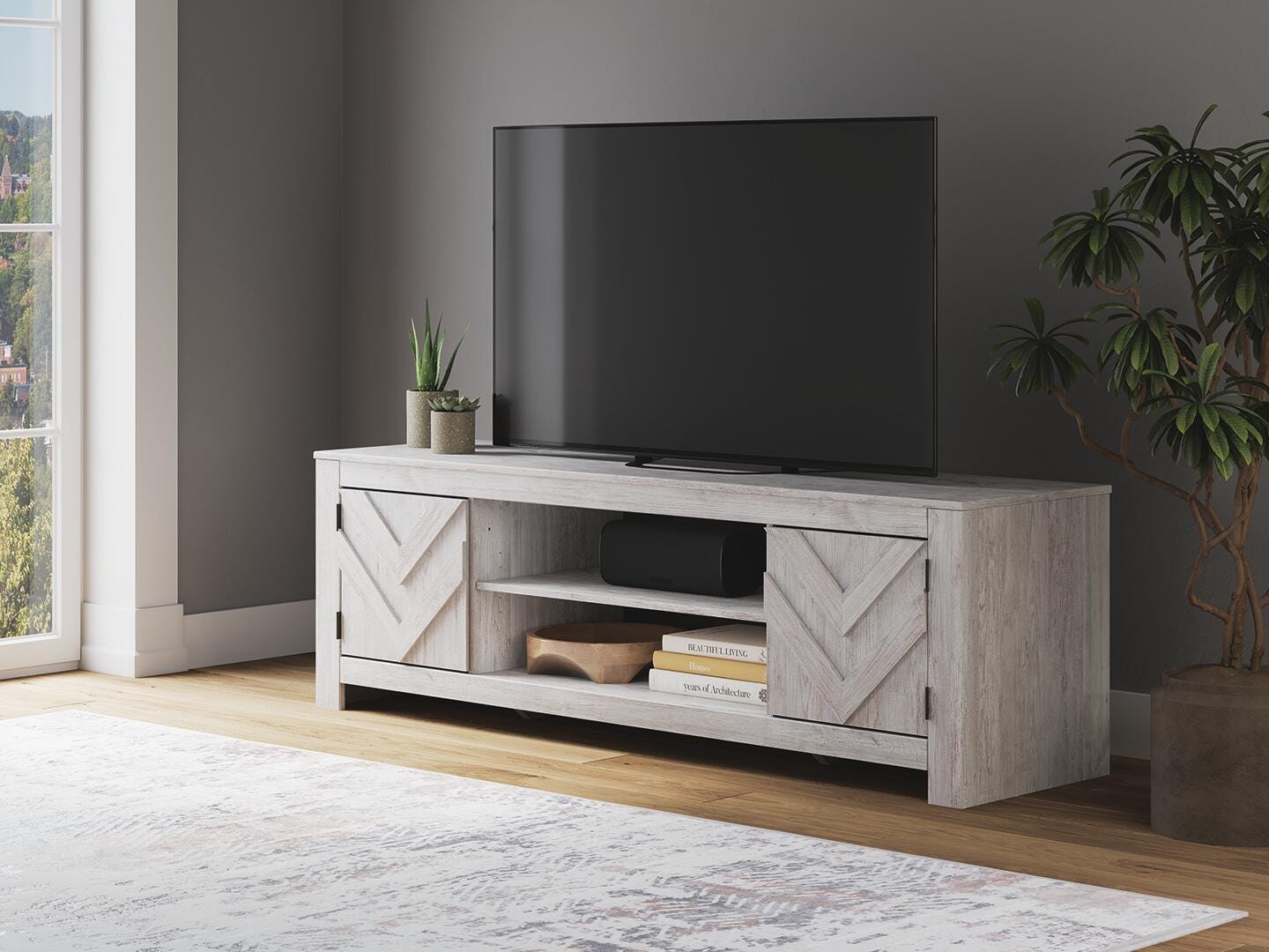 Cayboni 71 TV Stand (W3788-SI) - Image 3