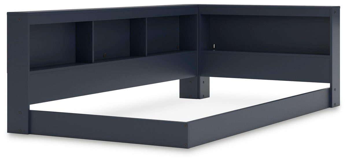 Simmenfort Bookcase Storage Bed (Youth) - Navy Blue  (EB1528-SI) - Image 2