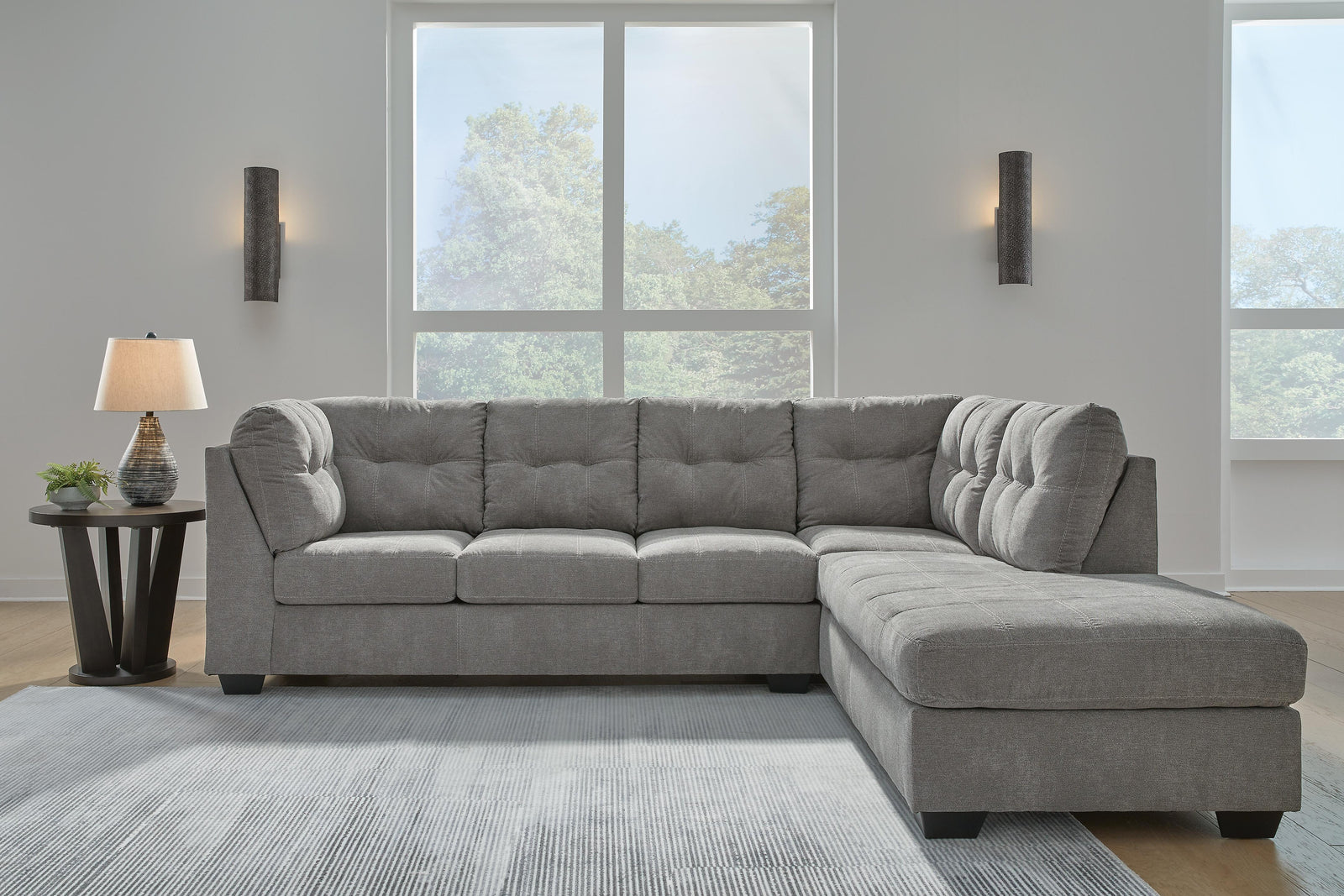 Marleton 2-Piece Sectional and Ottoman (55305-SI) - Image 14