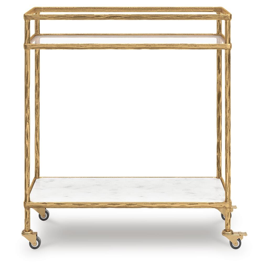 Plattfield Bar Cart (A4000625-SI) - Image 2
