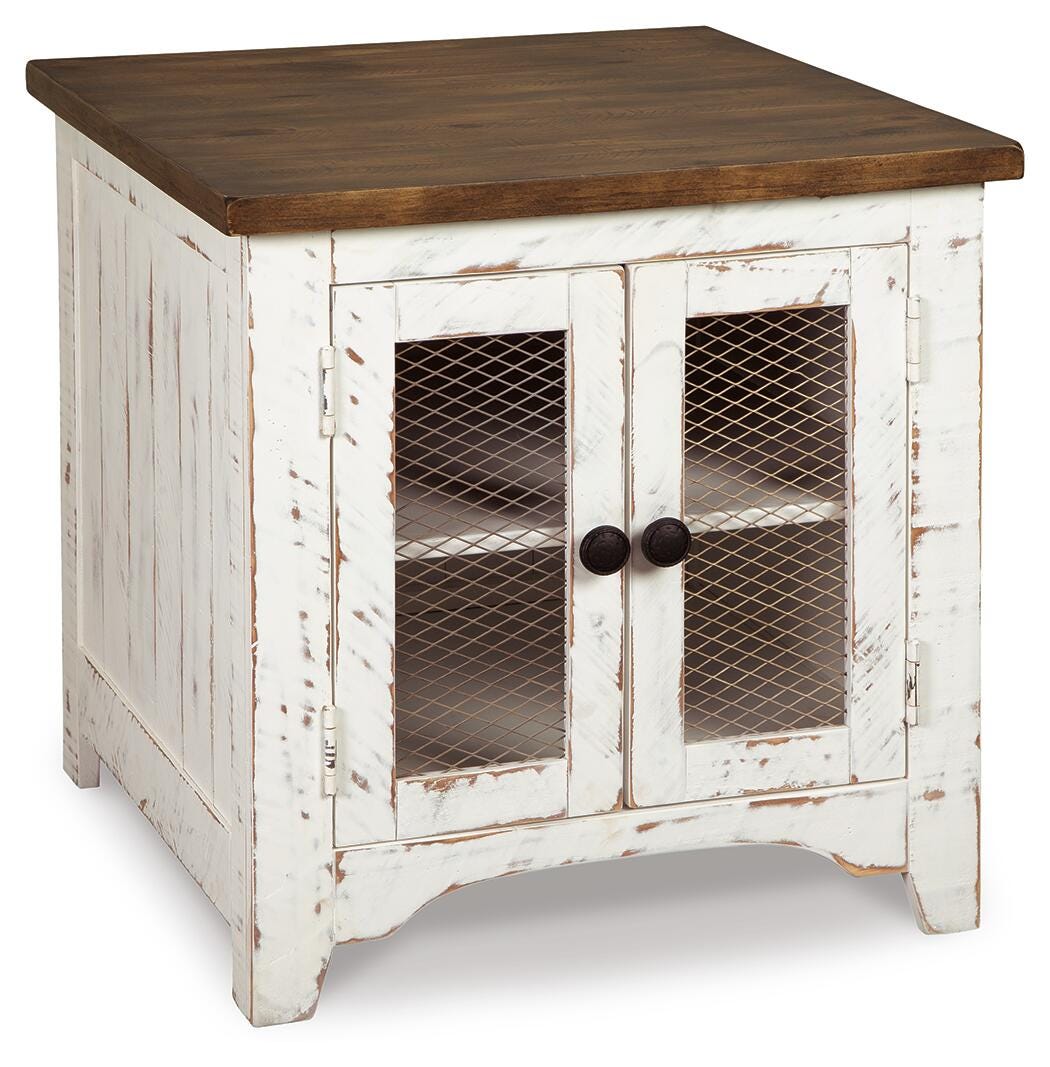 Wystfield Coffee Table and 2 End Tables - White/Brown  (T459-SI) - Image 3