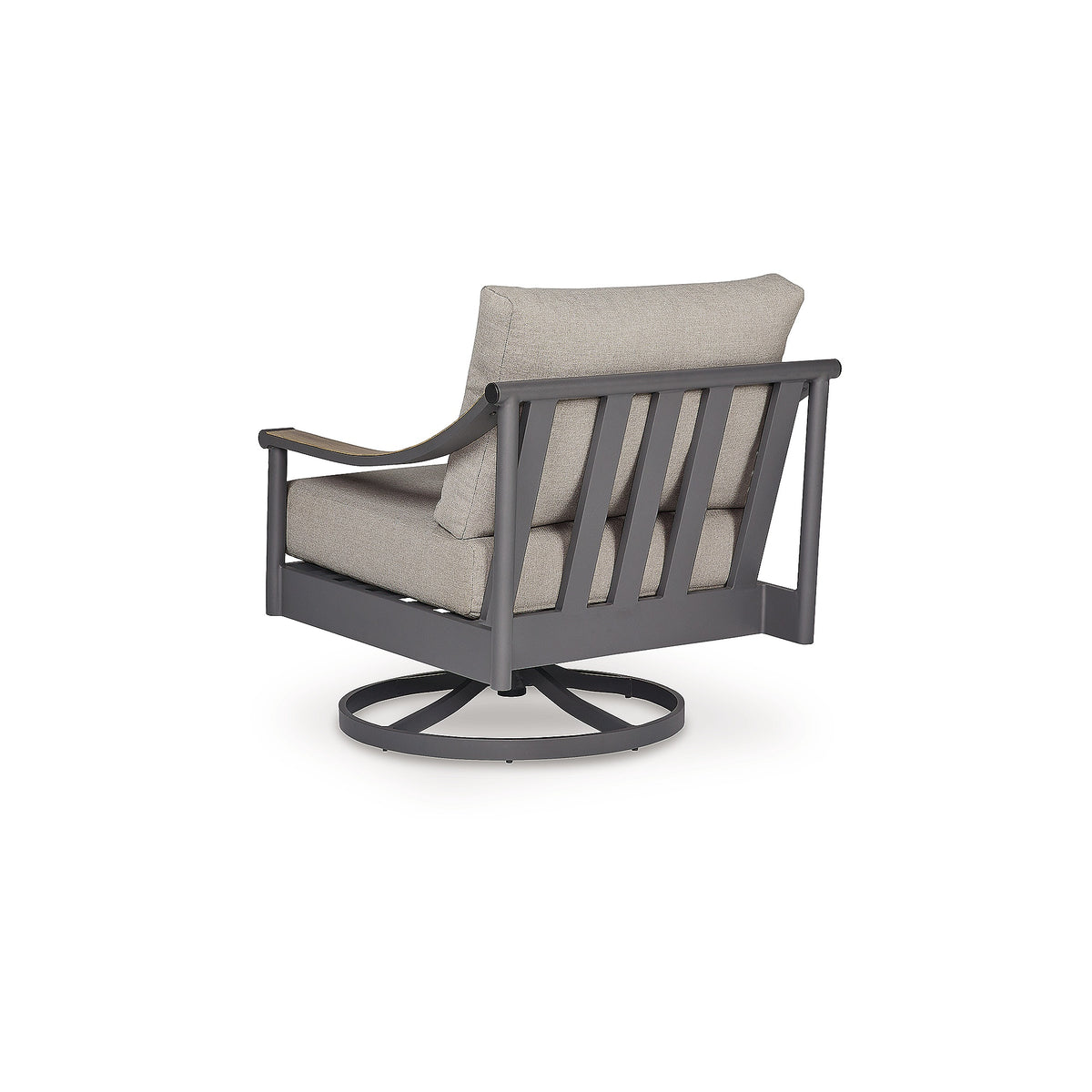 Ocean Beach Outdoor Swivel Lounge with Cushion (PCP510-SI) - Image 5