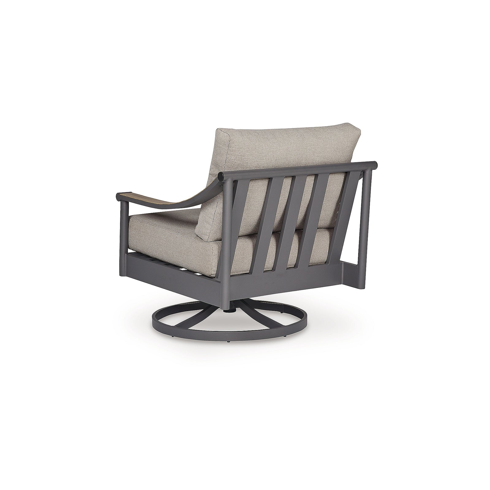 Ocean Beach Outdoor Swivel Lounge with Cushion (PCP510-SI) - Image 5