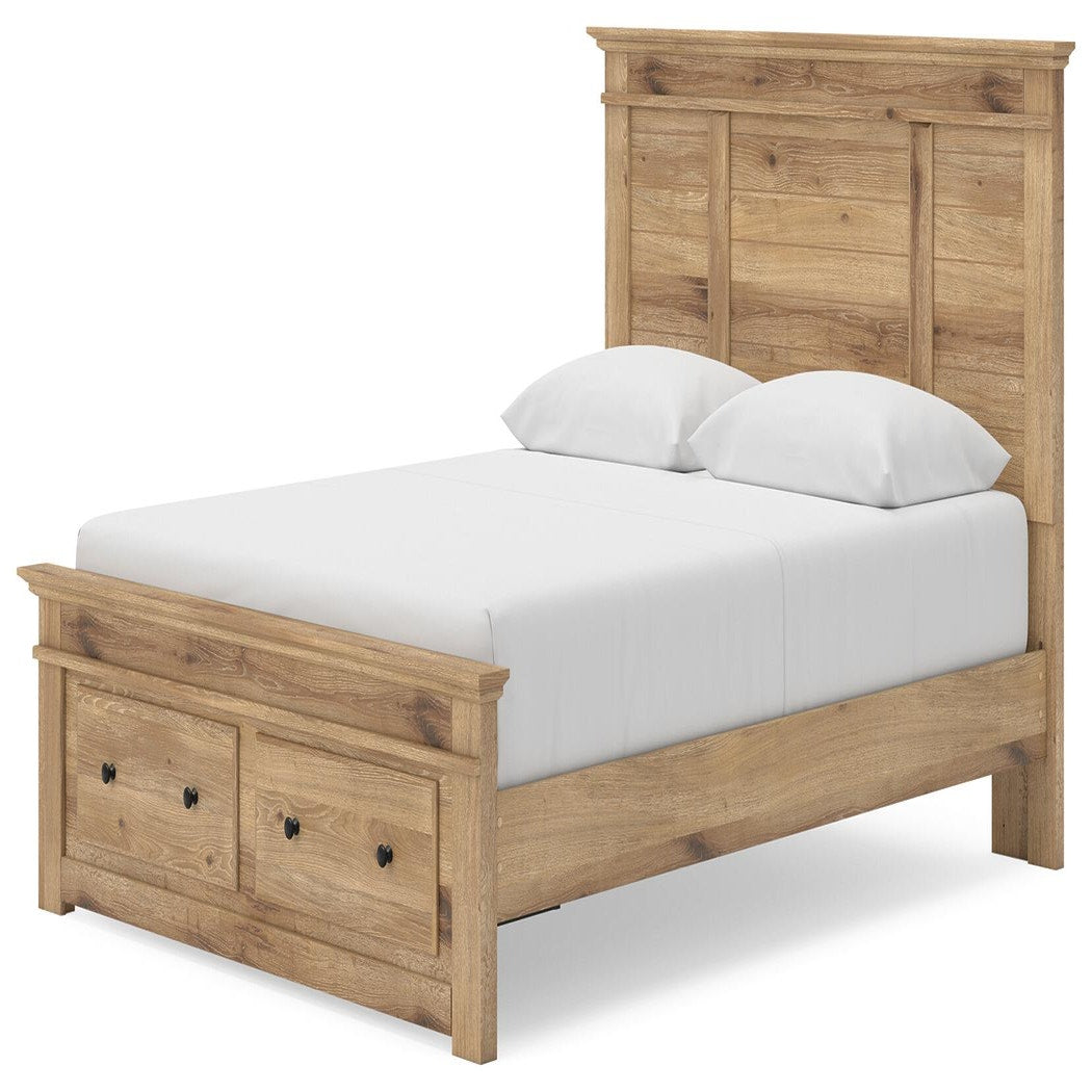 Makidern Queen Panel Storage Bed (PCB1170-SI) - Image 3