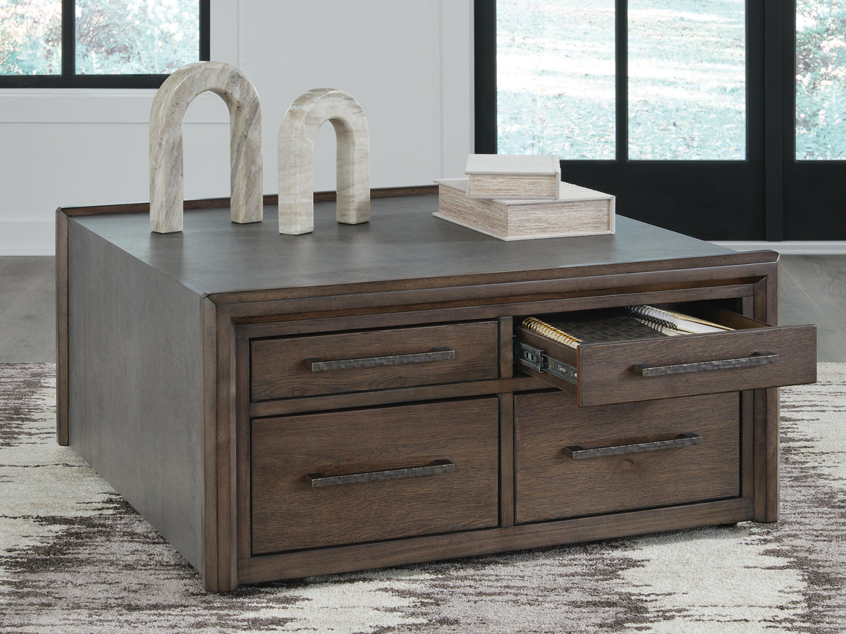 Kallenny Coffee Table - Brown/Gray  (T669-SI) - Image 8