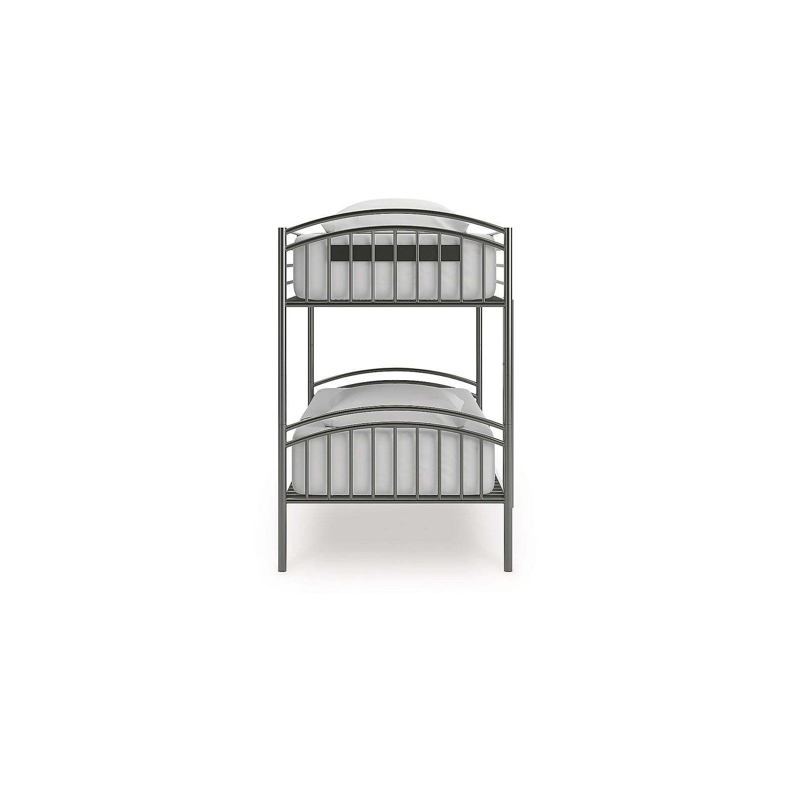 Lanceburg Twin over Twin Bunk Bed and 2 Mattresses (PCB400-SI) - Image 5