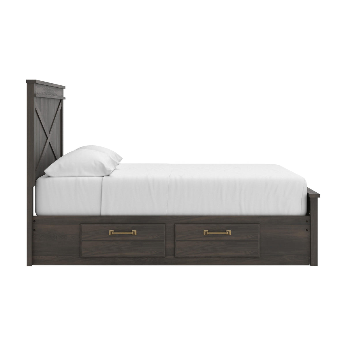 Vonitta Bay King Panel Bed with Storage (PCB2648-SI) - Image 8