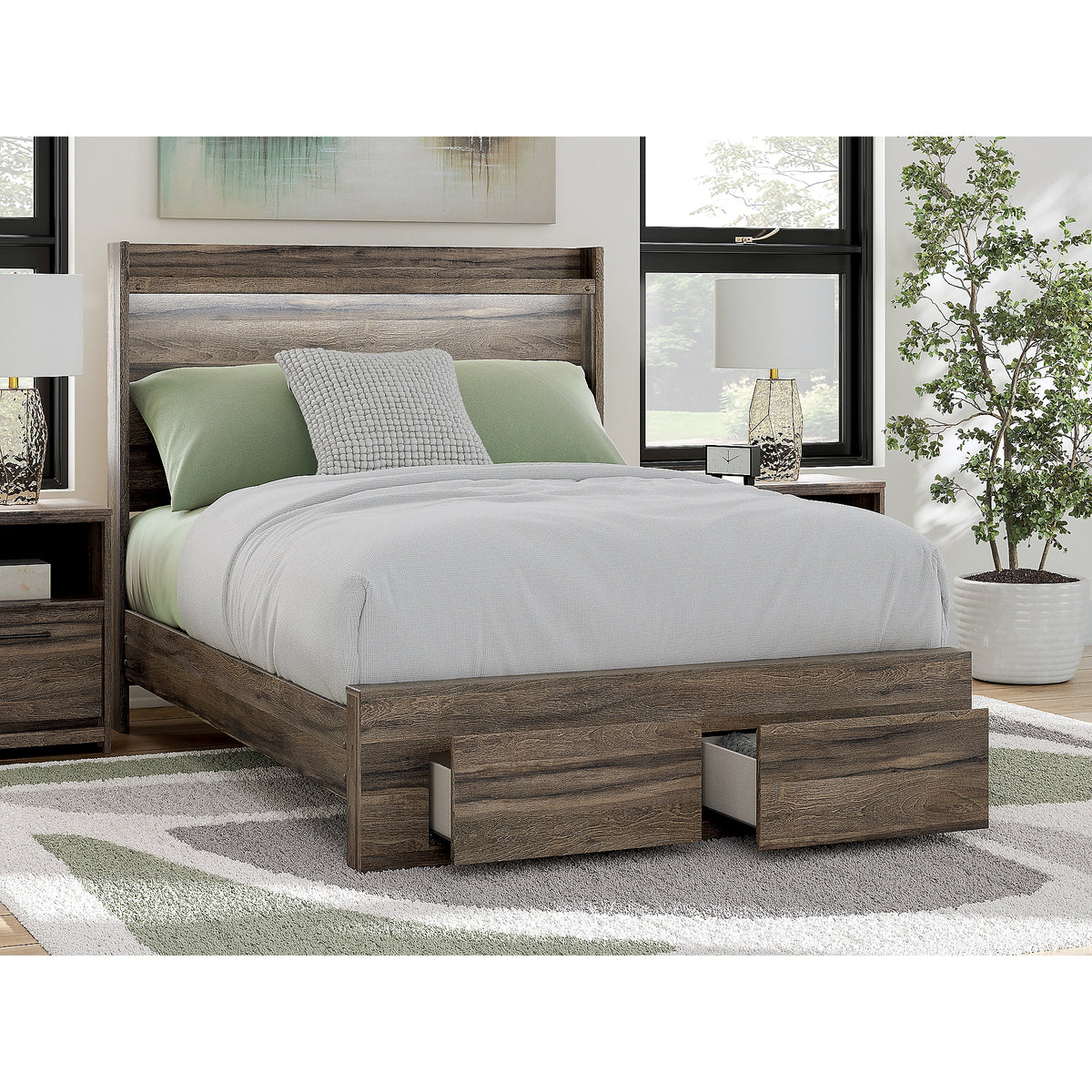 Elbrim Full Panel Storage Bed (PCB2005-SI) - Image 9