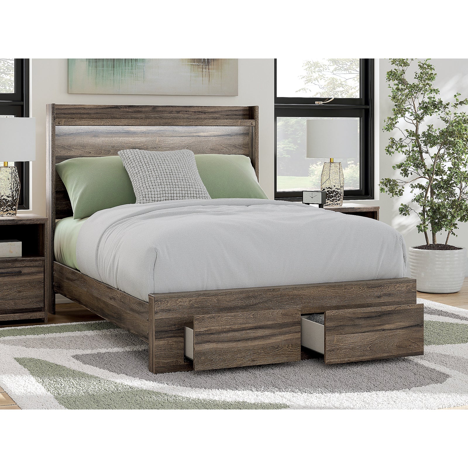 Elbrim Full Panel Storage Bed (PCB2005-SI) - Image 9