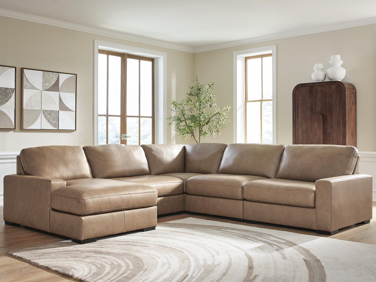 Veronella 5-Piece Sectional with Chaise (76106-SI) - Image 2