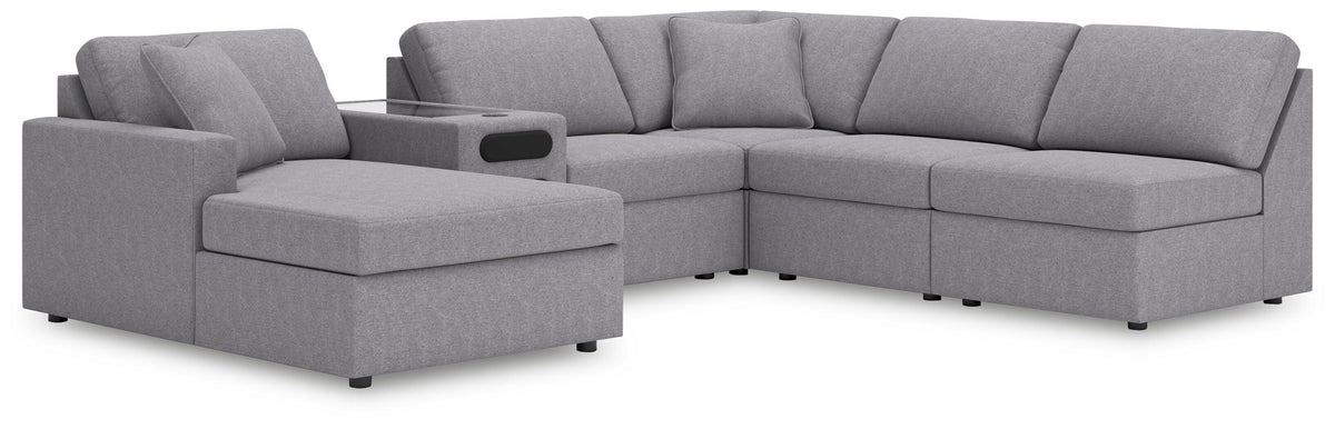 Modmax 6-Piece Sectional with Chaise (92104-SI) - Image 2