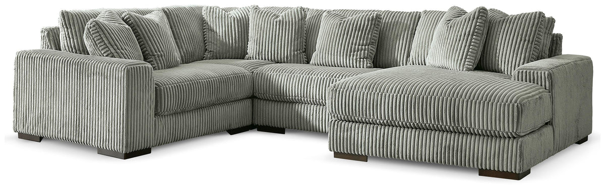 Lindyn 4-Piece Sectional with Chaise (21105-SI)