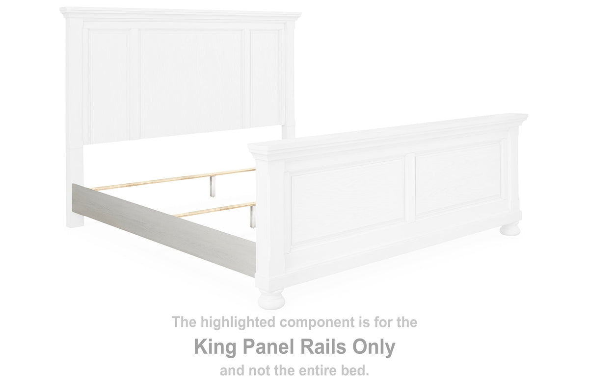 Robbinsdale Panel Rails - Antique White  (B742-SI) - Image 3