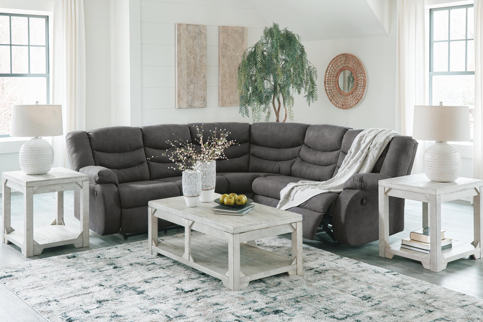 Partymate 2-Piece Reclining Sectional (36903-SI) - Image 5