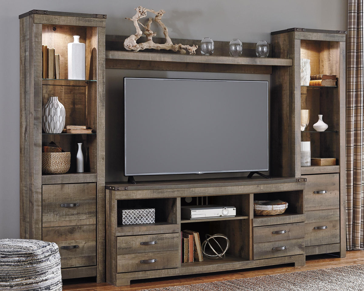 Trinell 4-Piece Entertainment Center (W446-SI) - Image 2