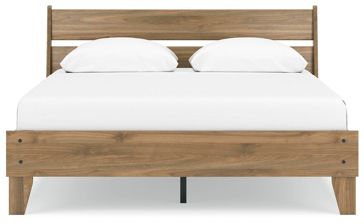 Deanlow Platform Panel Bed - Honey  (EB1866-SI) - Image 4