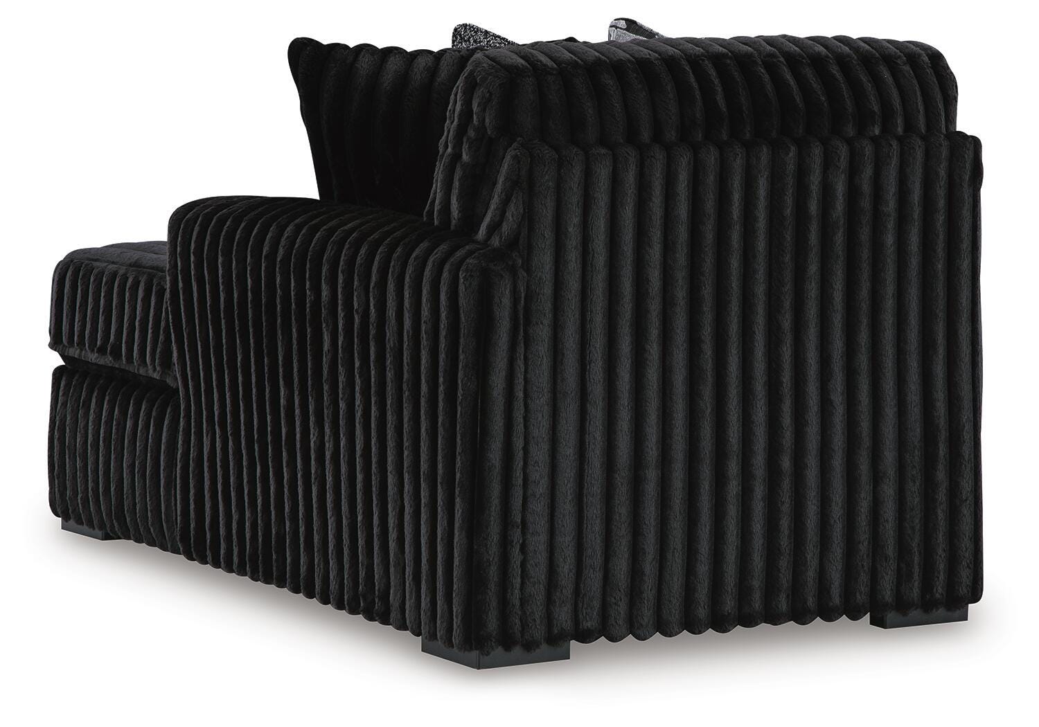 Midnight-Madness 3-Piece Sectional with Chaise (98103-SI) - Image 5