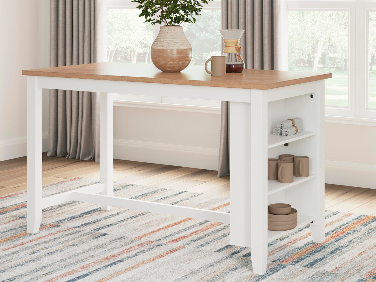 Gesthaven Counter Height Dining Table and 2 Barstools (D398-SI) - Image 15