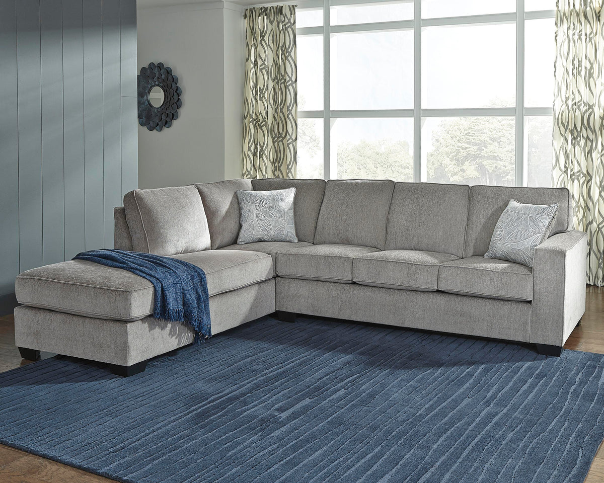 Altari 2-Piece Sleeper Sectional with Chaise (87214-SI) - Image 3