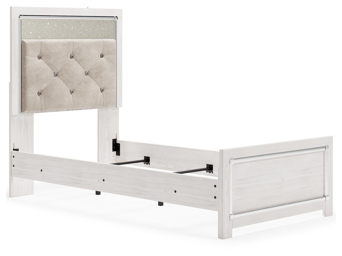 Altyra Panel Bed, Dresser and Mirror - White  (B2640-SI) - Image 13