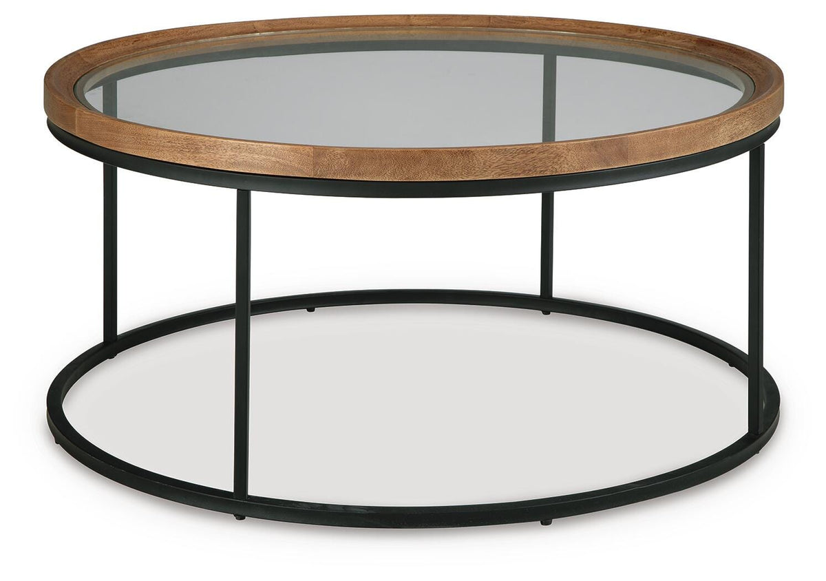Noraluna Coffee Table - Medium Brown  (T502-SI)
