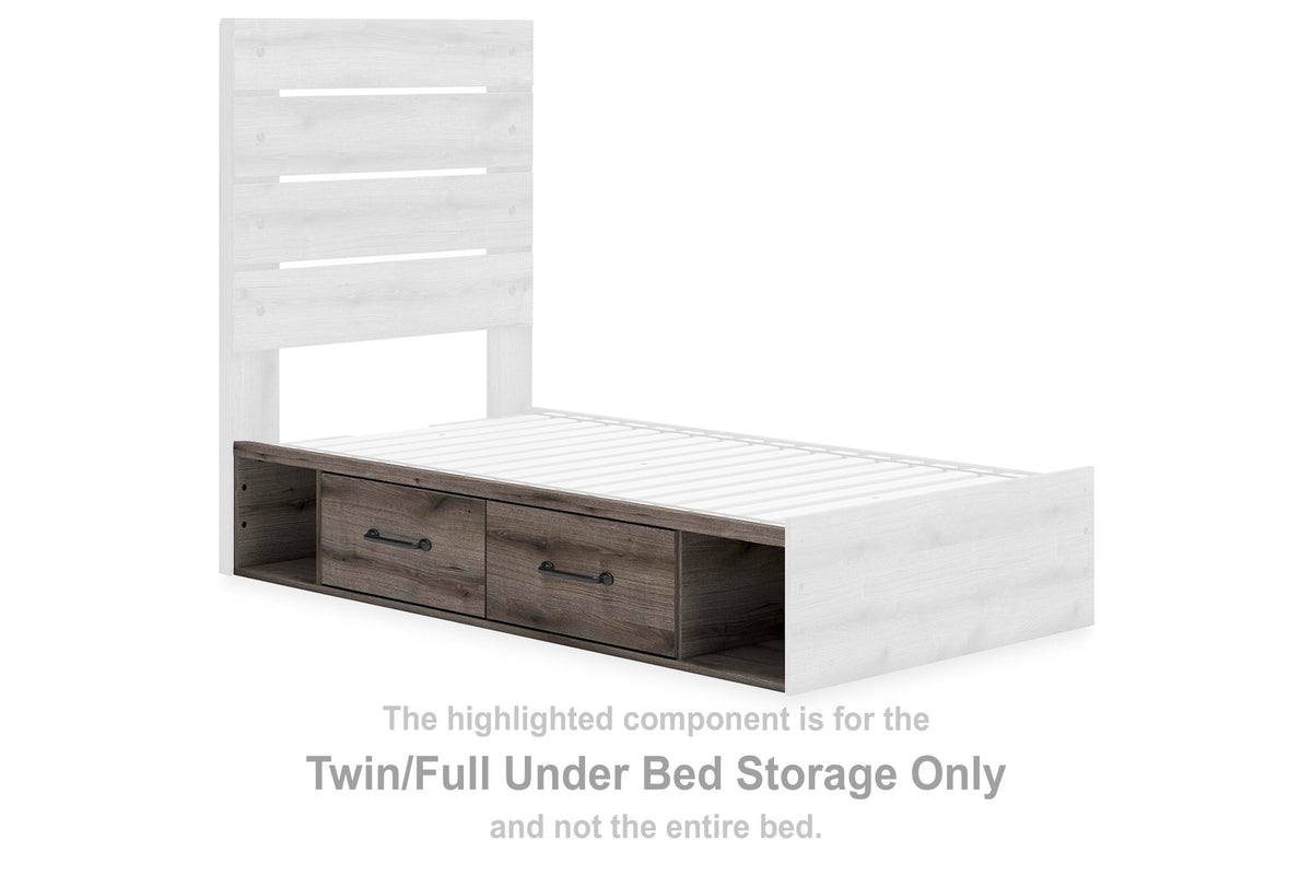 Graystorm Twin/Full Under Bed Storage (PCB2405-SI)