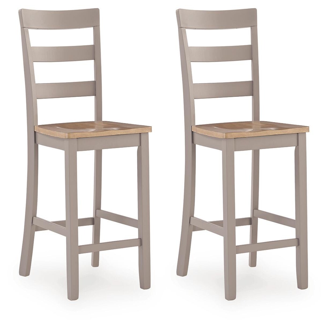 Harperfeld Counter Height Barstool (Set of 2) (PCD403-SI)